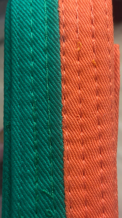 Cinturón bicolor
